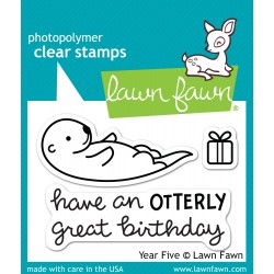 Lawn Fawn Year Five Otter stamp set